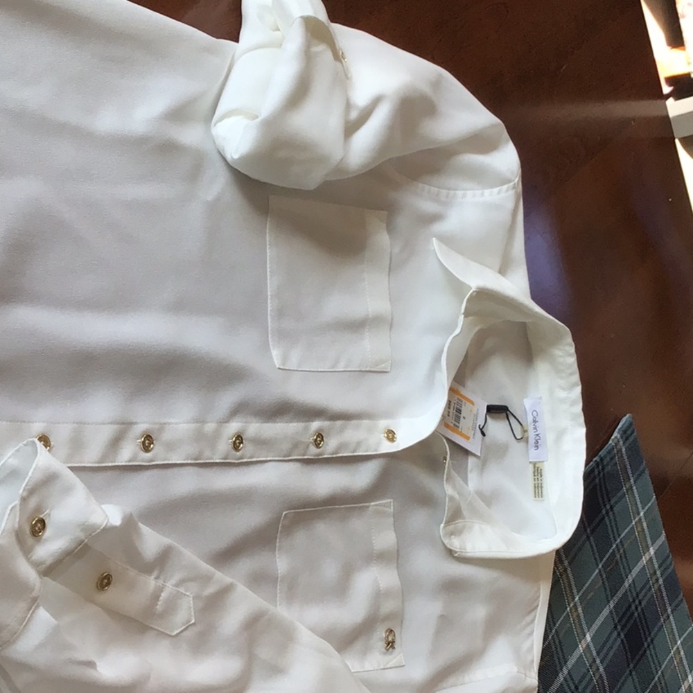 Calvin Klein White Dress Shirt